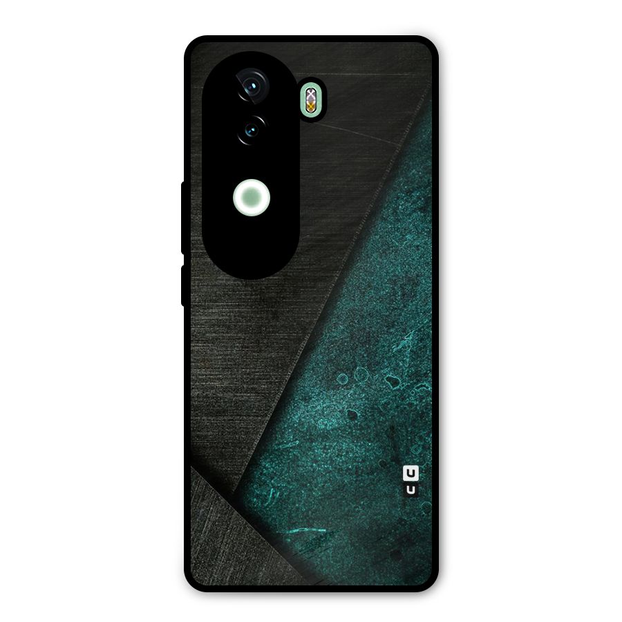 Dark Olive Green Metal Back Case for iQOO Z9s