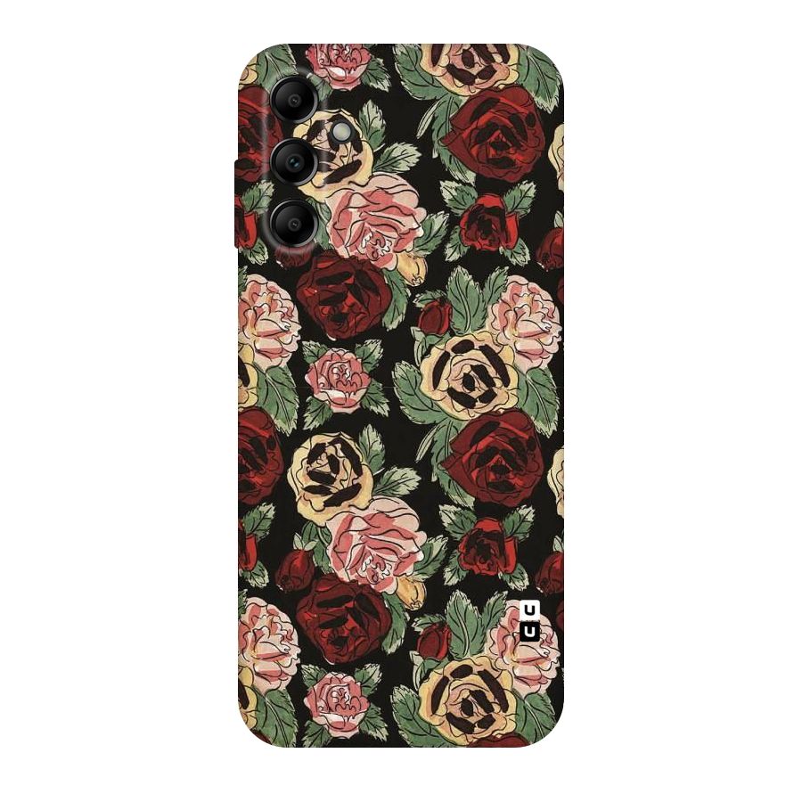Dark Pastel Flowers Original Polycarbonate Back Case for Galaxy A14 5G