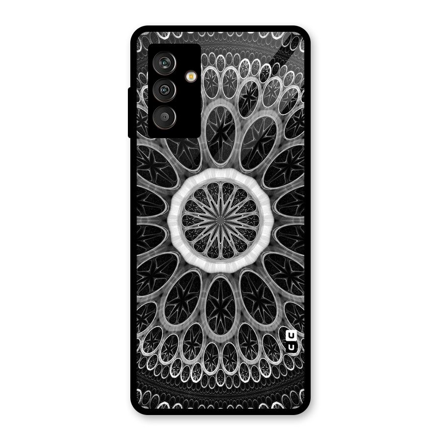 Dark Pattern Art Glass Back Case for Galaxy M13