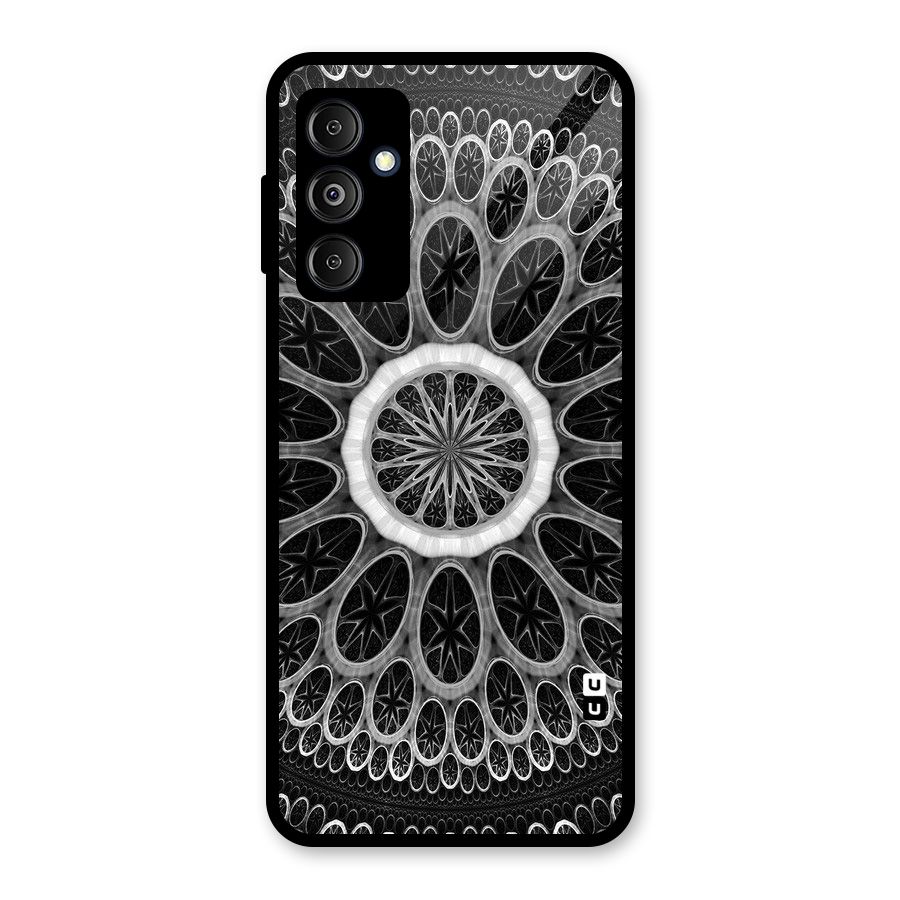 Dark Pattern Art Glass Back Case for Galaxy M14 5G