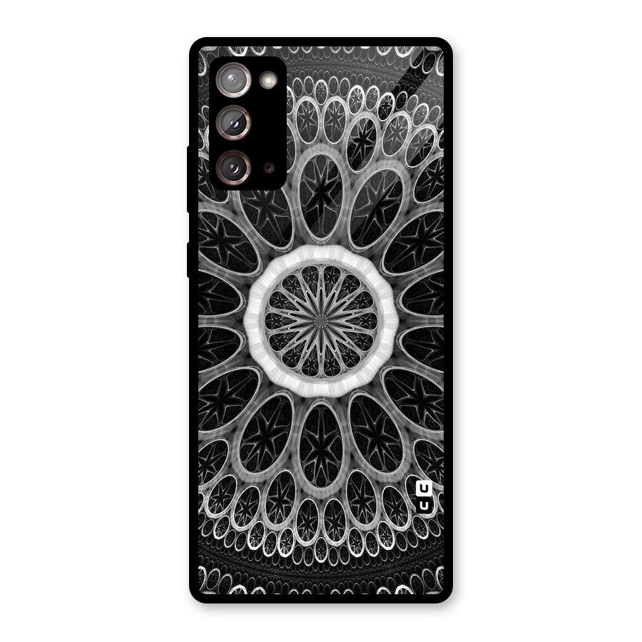 Dark Pattern Art Glass Back Case for Galaxy Note 20