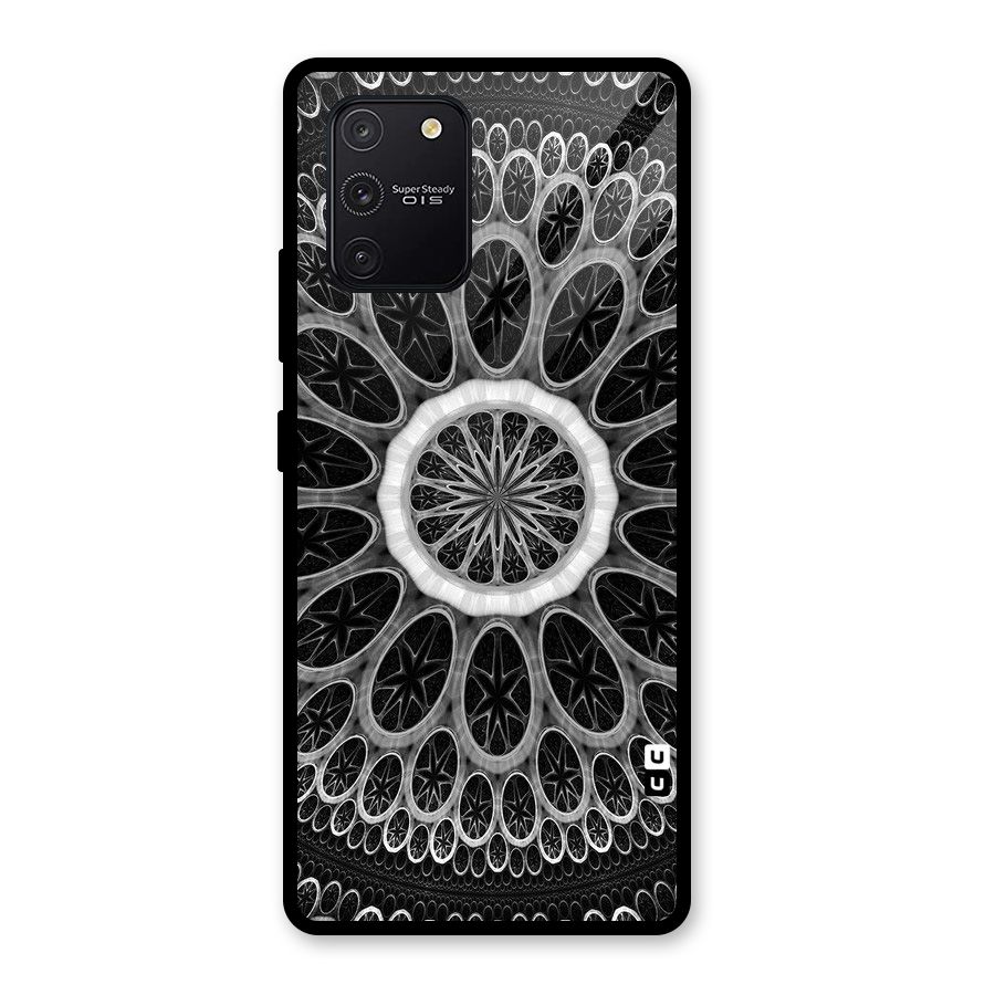 Dark Pattern Art Glass Back Case for Galaxy S10 Lite