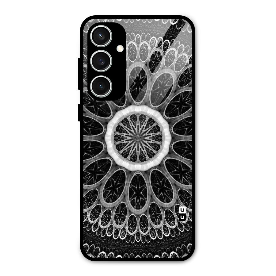Dark Pattern Art Glass Back Case for Galaxy S23 FE