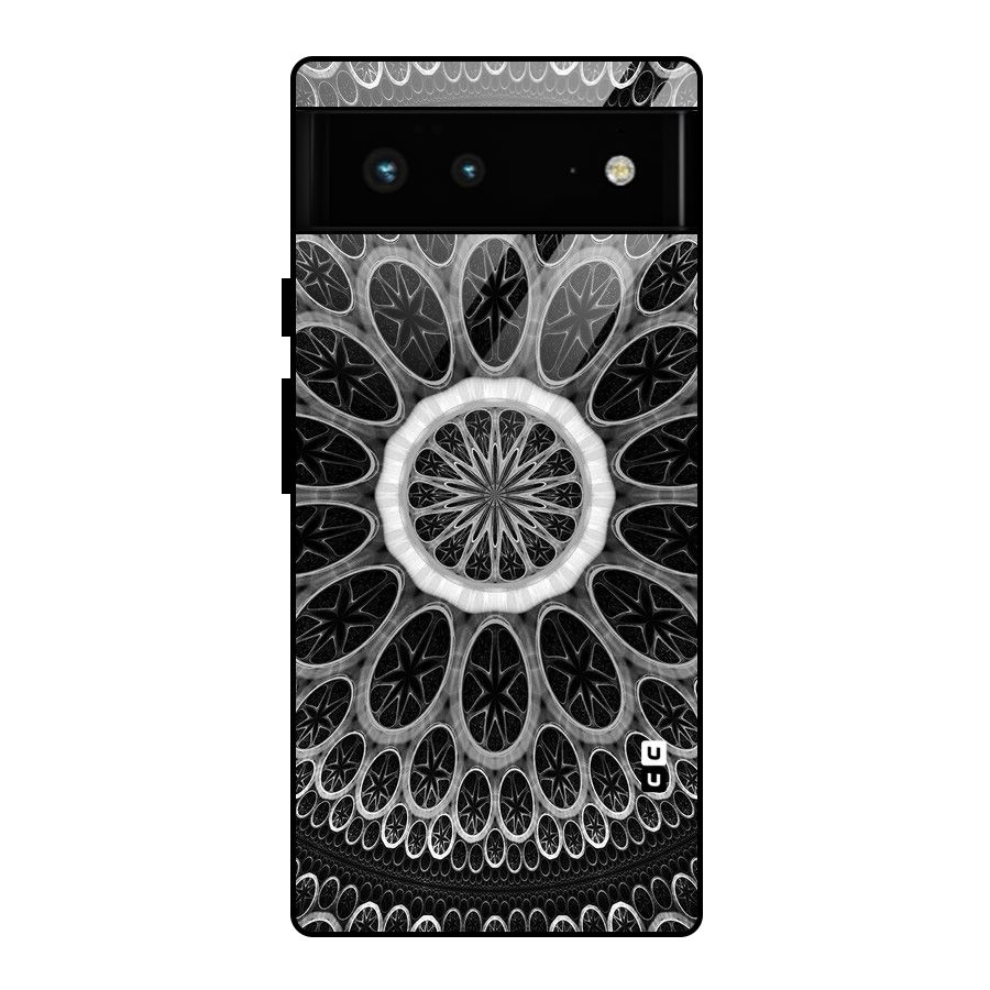 Dark Pattern Art Glass Back Case for Google Pixel 6