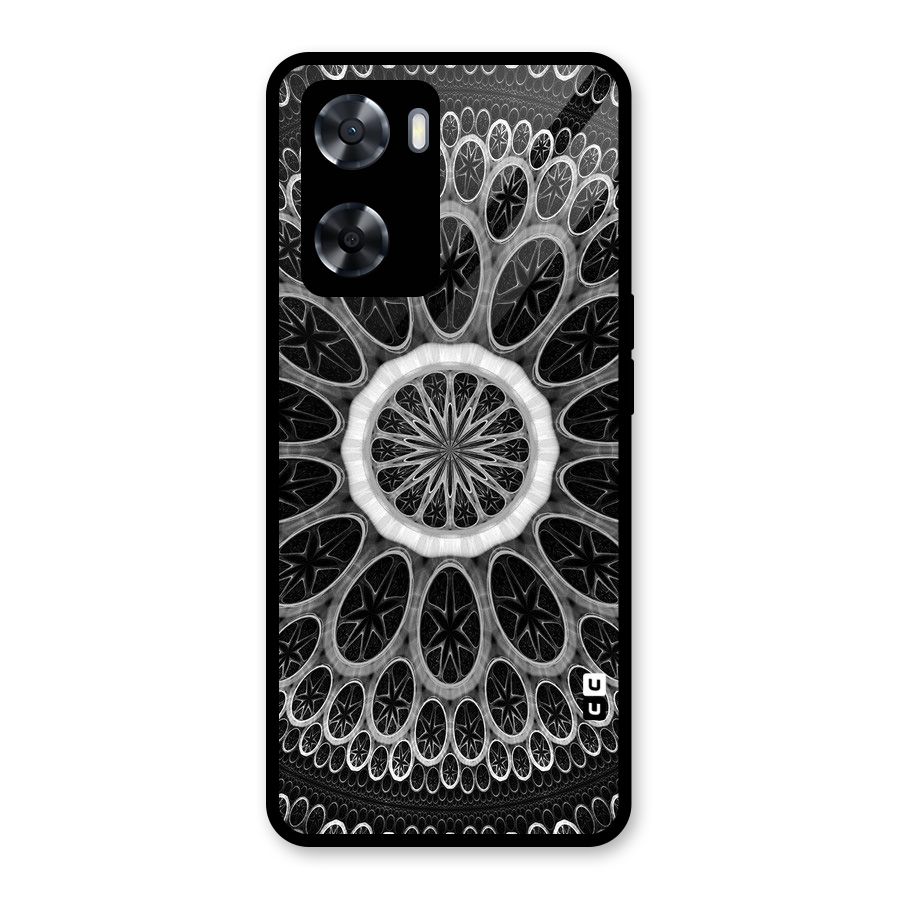 Dark Pattern Art Glass Back Case for OnePlus Nord N20 SE