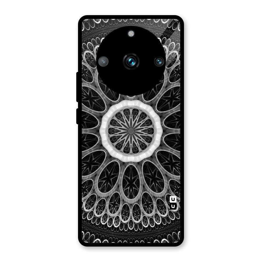 Dark Pattern Art Glass Back Case for Realme 11 Pro