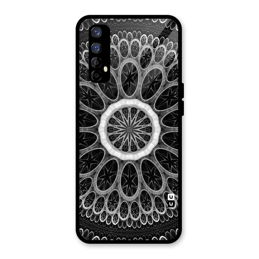 Dark Pattern Art Glass Back Case for Realme Narzo 20 Pro