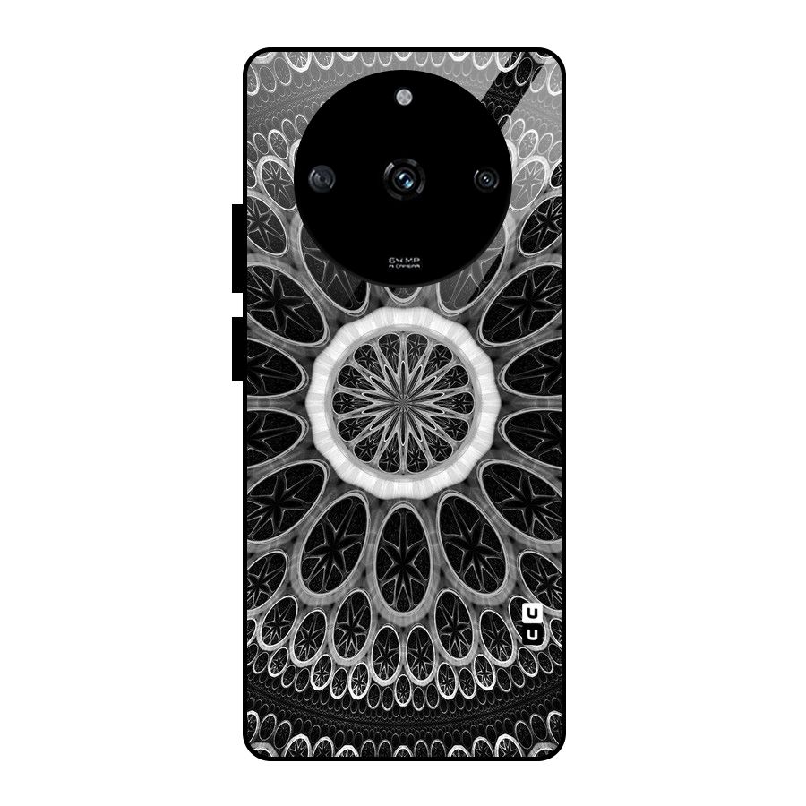 Dark Pattern Art Glass Back Case for Realme Narzo 60 5G