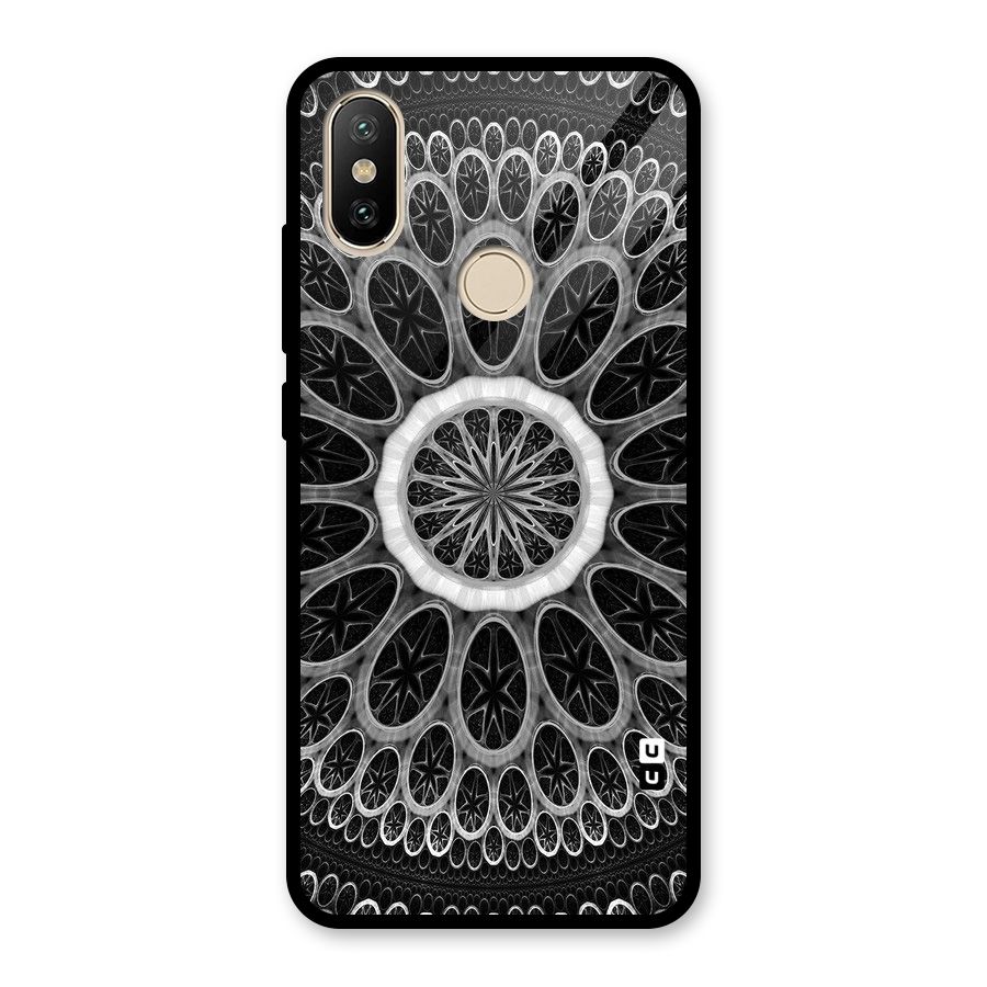Dark Pattern Art Glass Back Case for Redmi A2