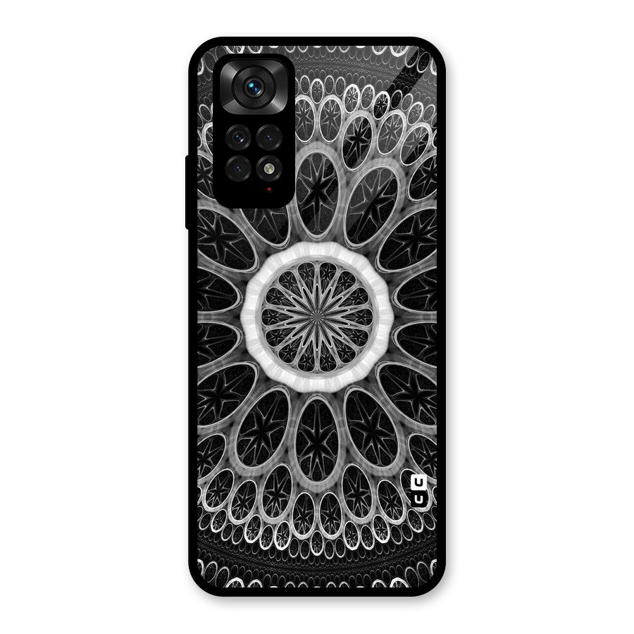 Dark Pattern Art Glass Back Case for Redmi Note 11S