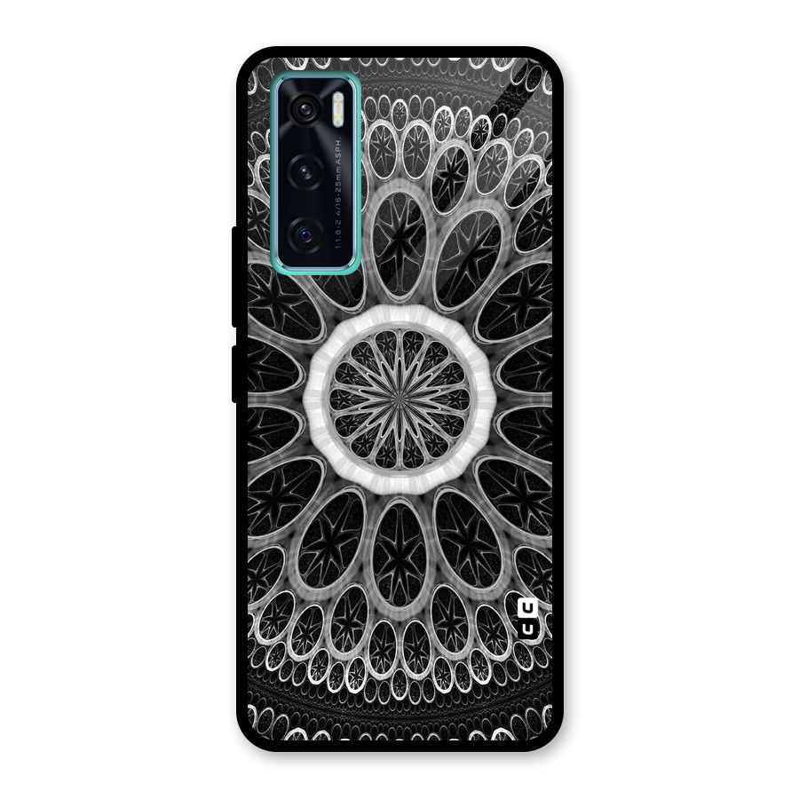Dark Pattern Art Glass Back Case for Vivo V20 SE