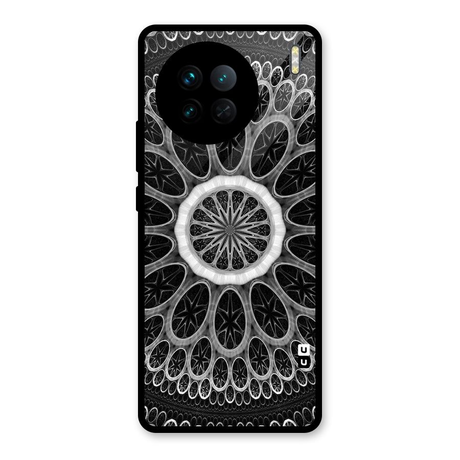 Dark Pattern Art Glass Back Case for Vivo X90