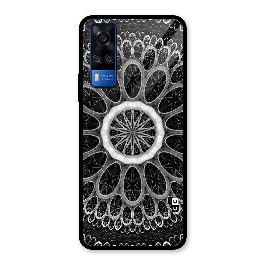 Dark Pattern Art Glass Back Case for Vivo Y31