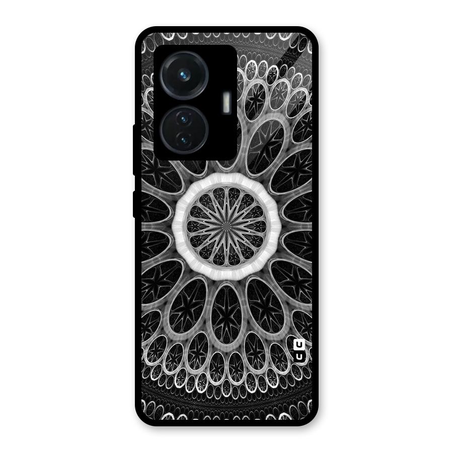 Dark Pattern Art Glass Back Case for iQOO Z6 44W