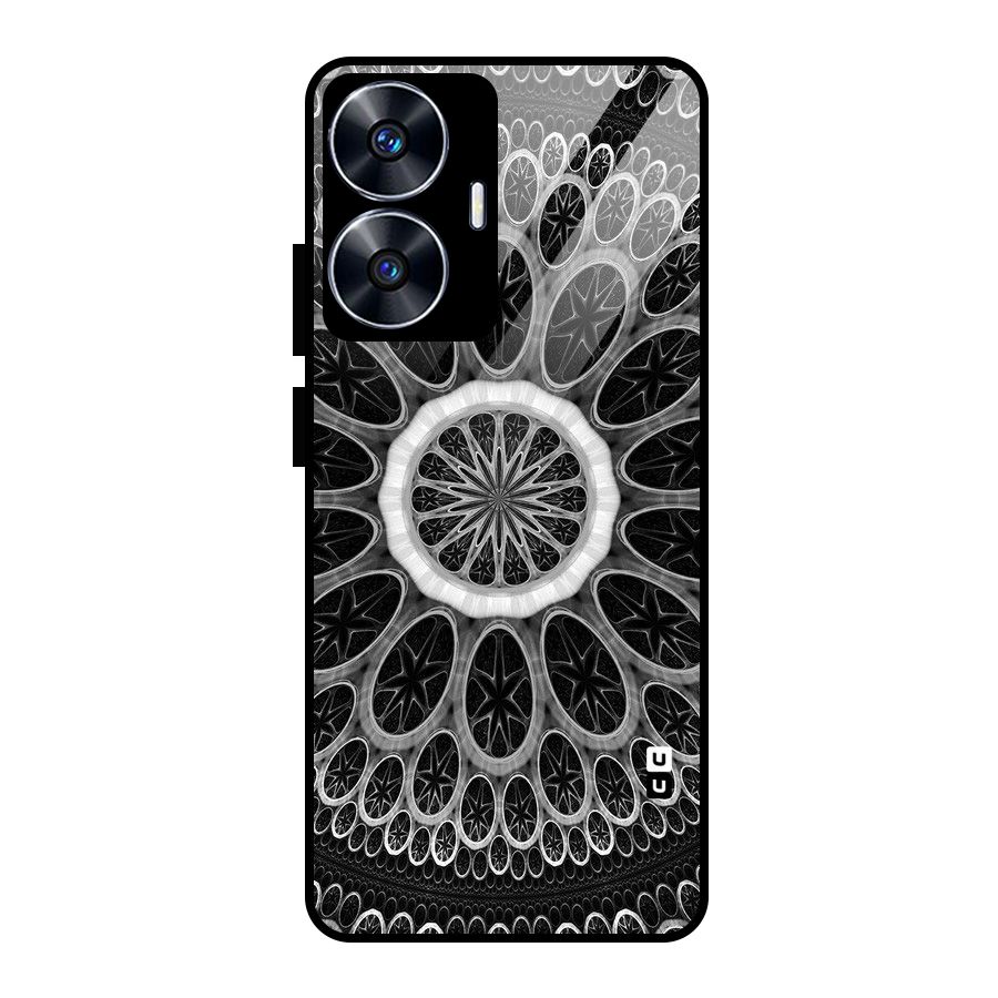 Dark Pattern Art Glass Back Case for realme C55