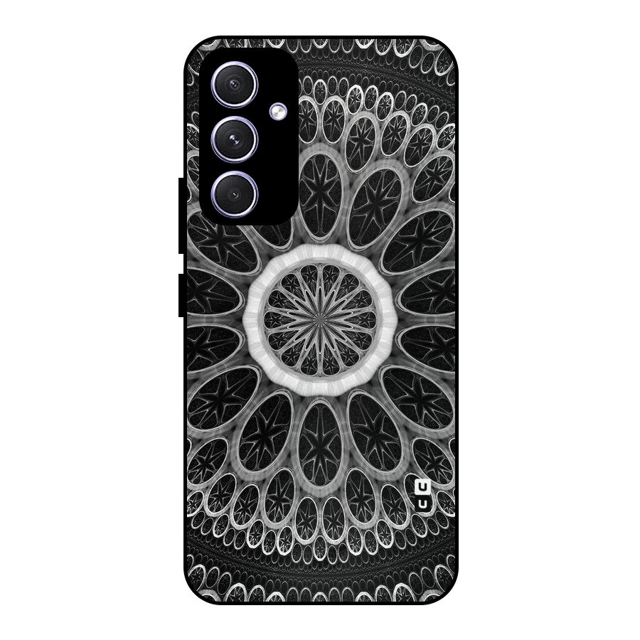 Dark Pattern Art Metal Back Case for Galaxy A54