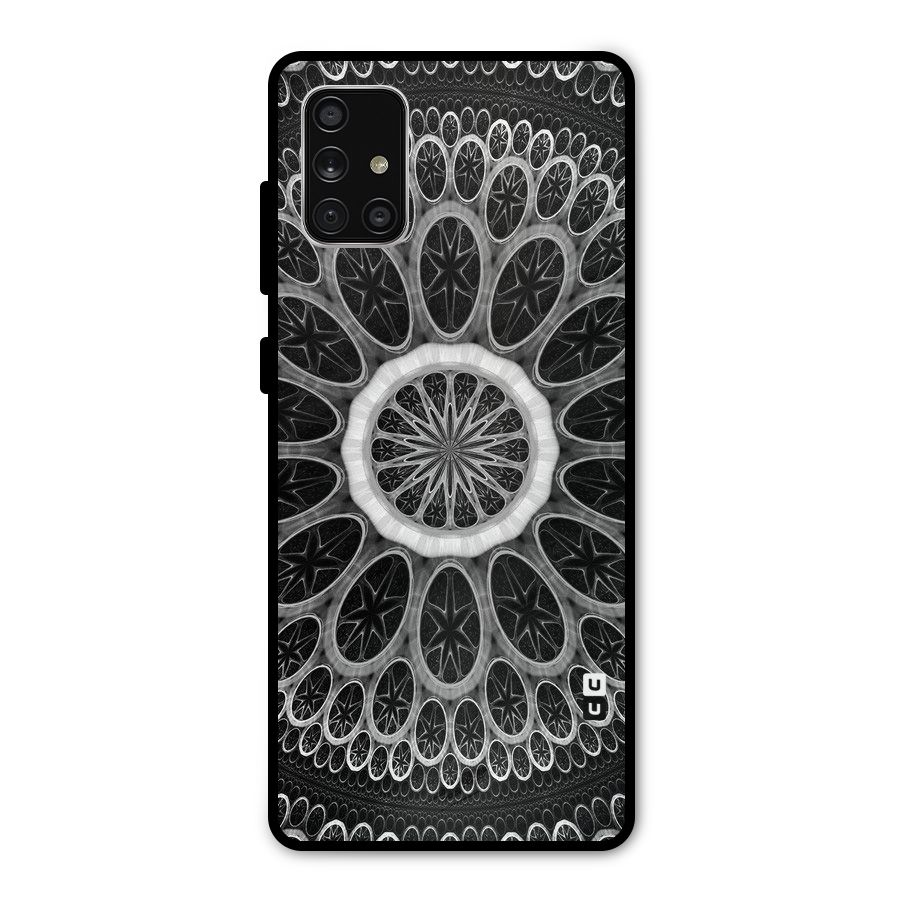 Dark Pattern Art Metal Back Case for Galaxy A71