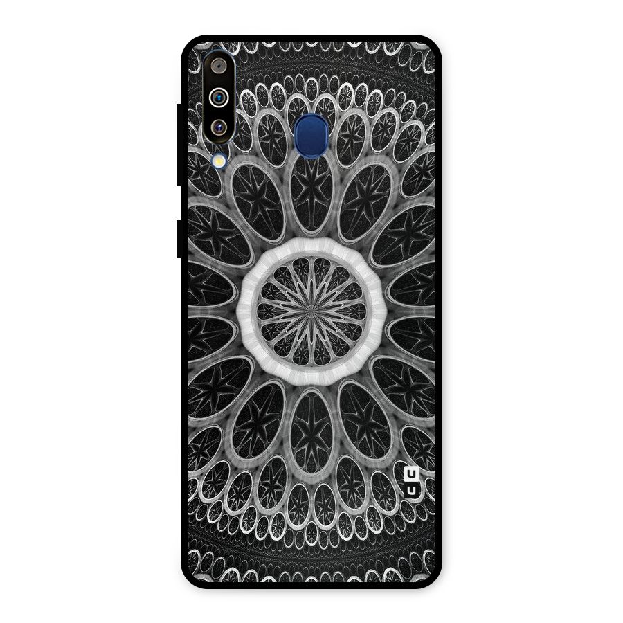 Dark Pattern Art Metal Back Case for Galaxy M30