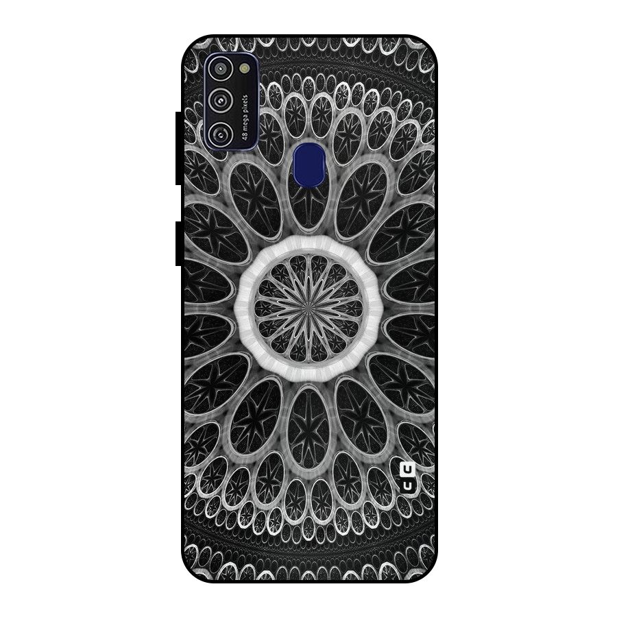 Dark Pattern Art Metal Back Case for Galaxy M30s
