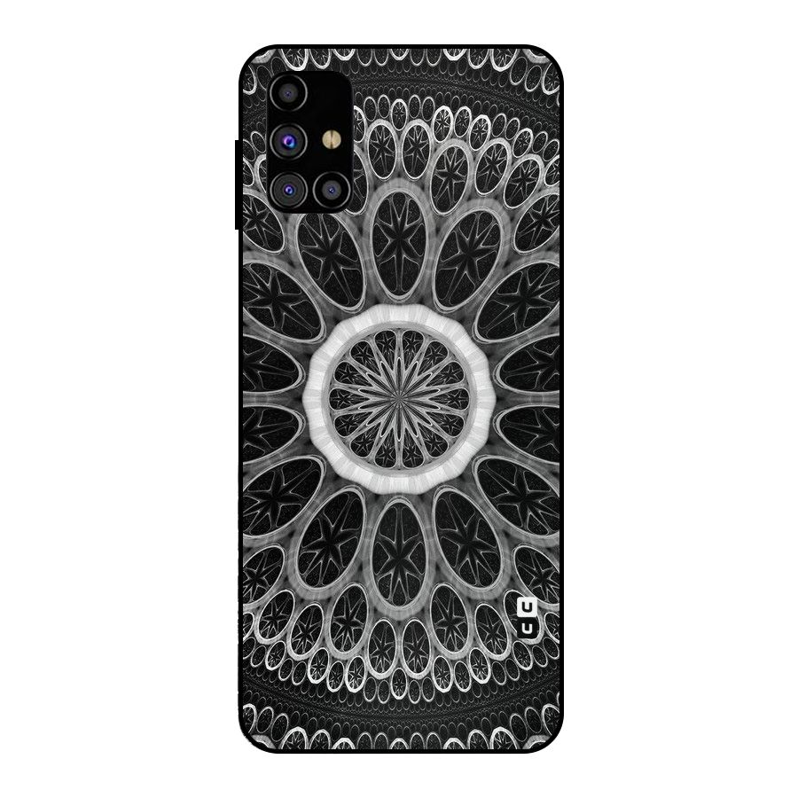 Dark Pattern Art Metal Back Case for Galaxy M31s