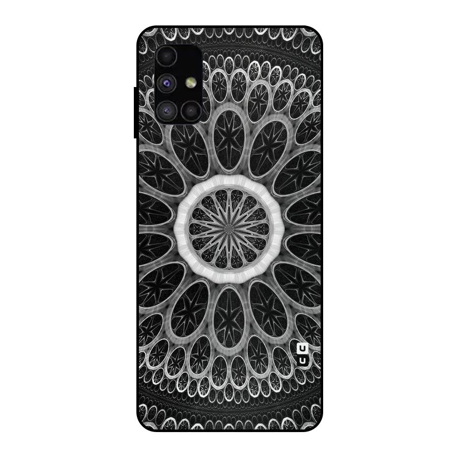 Dark Pattern Art Metal Back Case for Galaxy M51