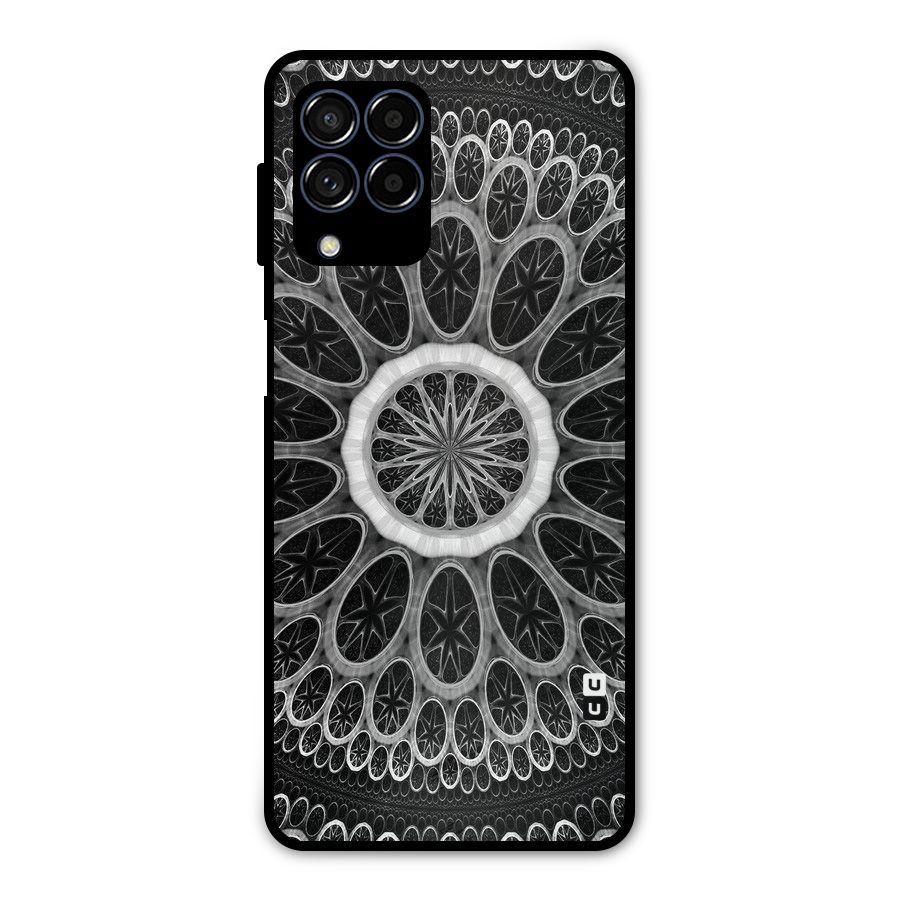 Dark Pattern Art Metal Back Case for Galaxy M53 5G