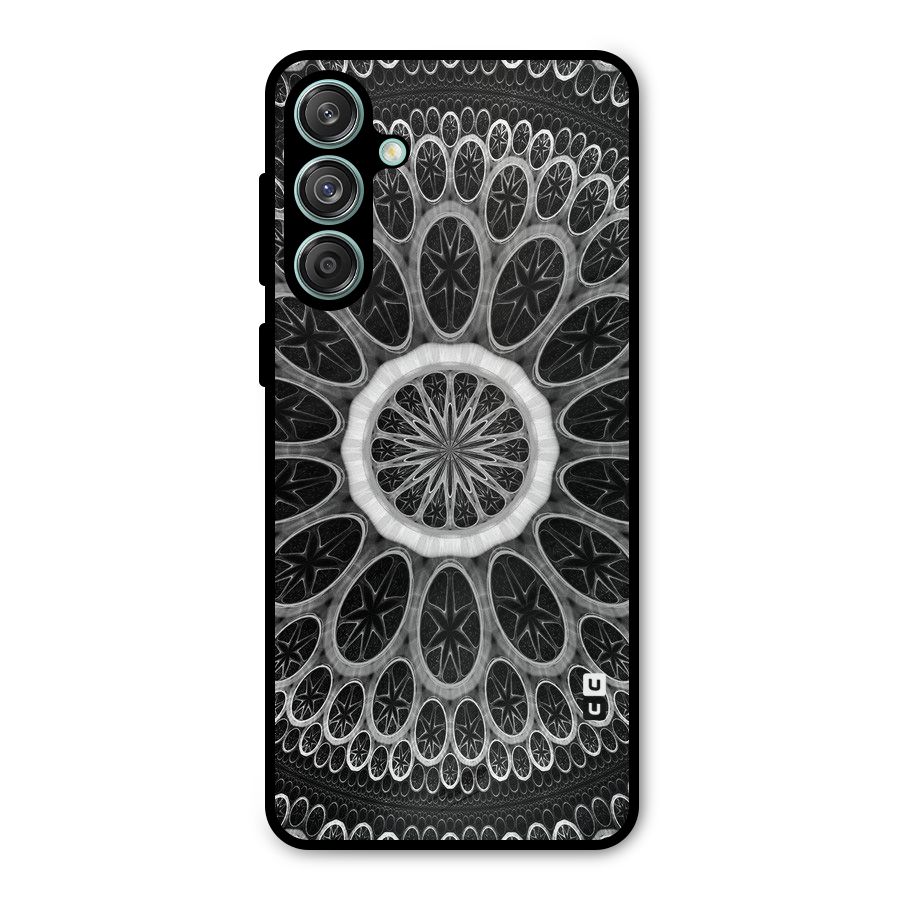 Dark Pattern Art Metal Back Case for Galaxy M55 5G