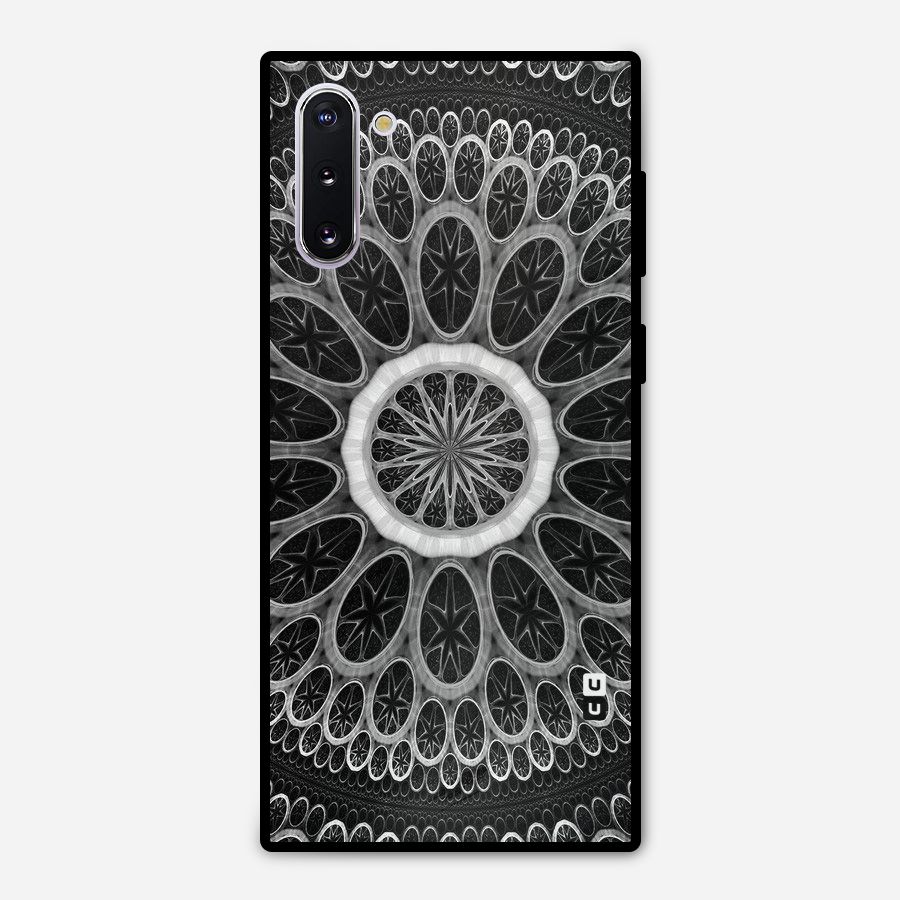 Dark Pattern Art Metal Back Case for Galaxy Note 10