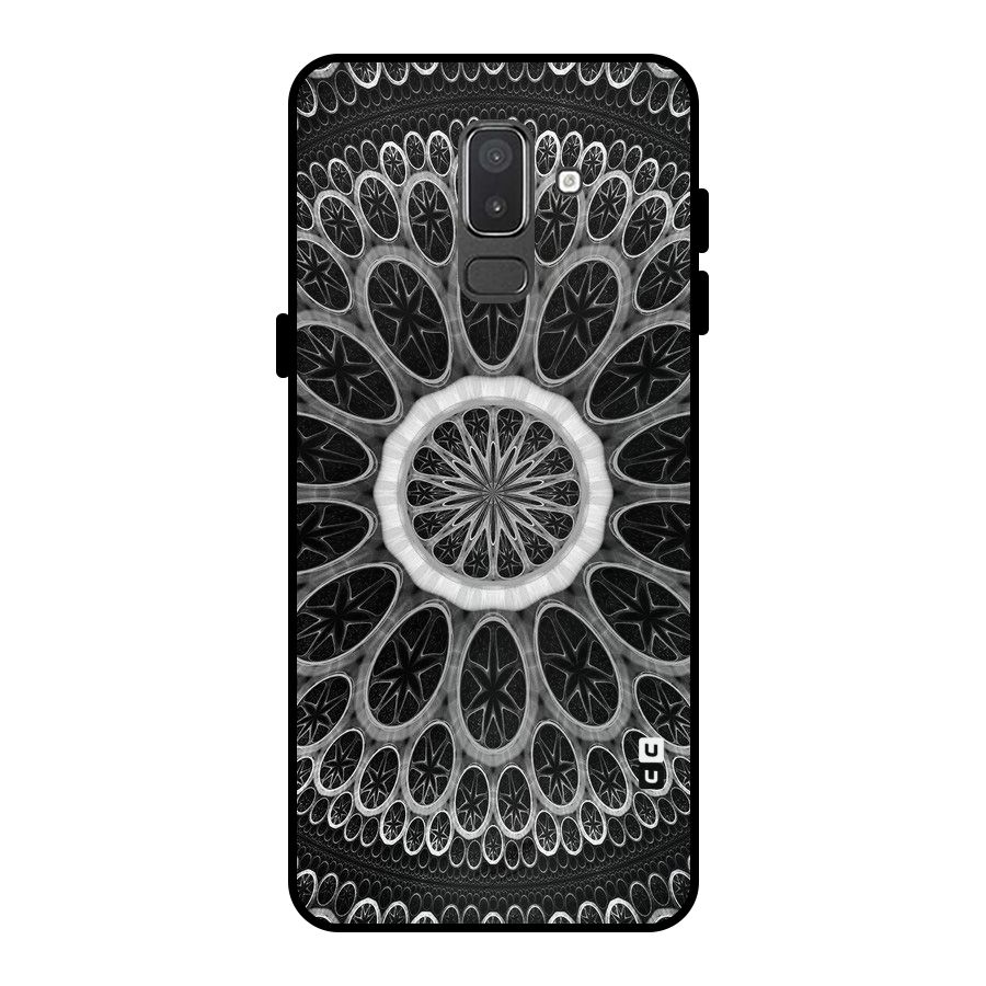 Dark Pattern Art Metal Back Case for Galaxy On8 (2018)