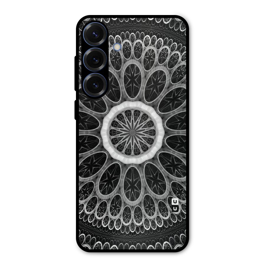 Dark Pattern Art Metal Back Case for Galaxy S25 Plus