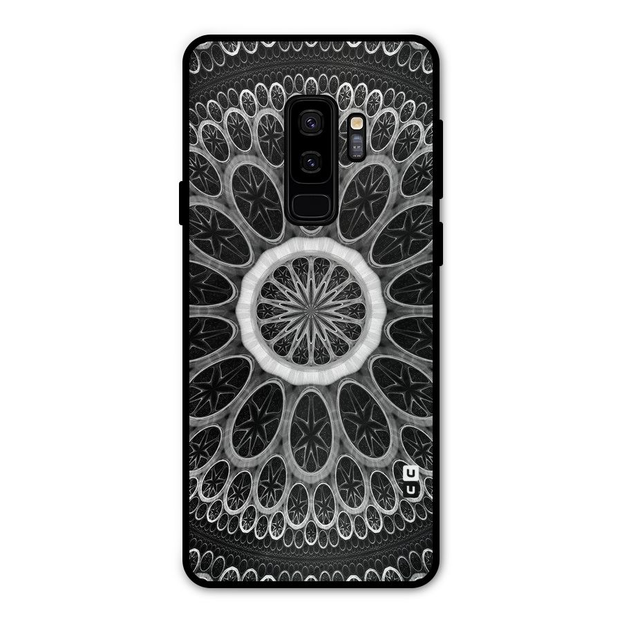 Dark Pattern Art Metal Back Case for Galaxy S9 Plus