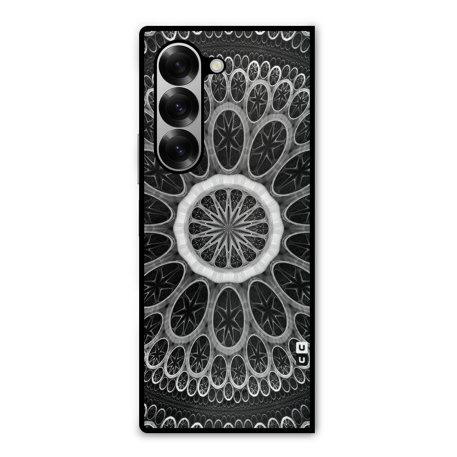 Dark Pattern Art Metal Back Case for Galaxy Z Fold6