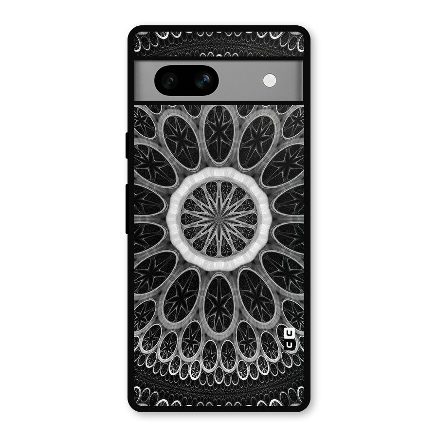 Dark Pattern Art Metal Back Case for Google Pixel 7a