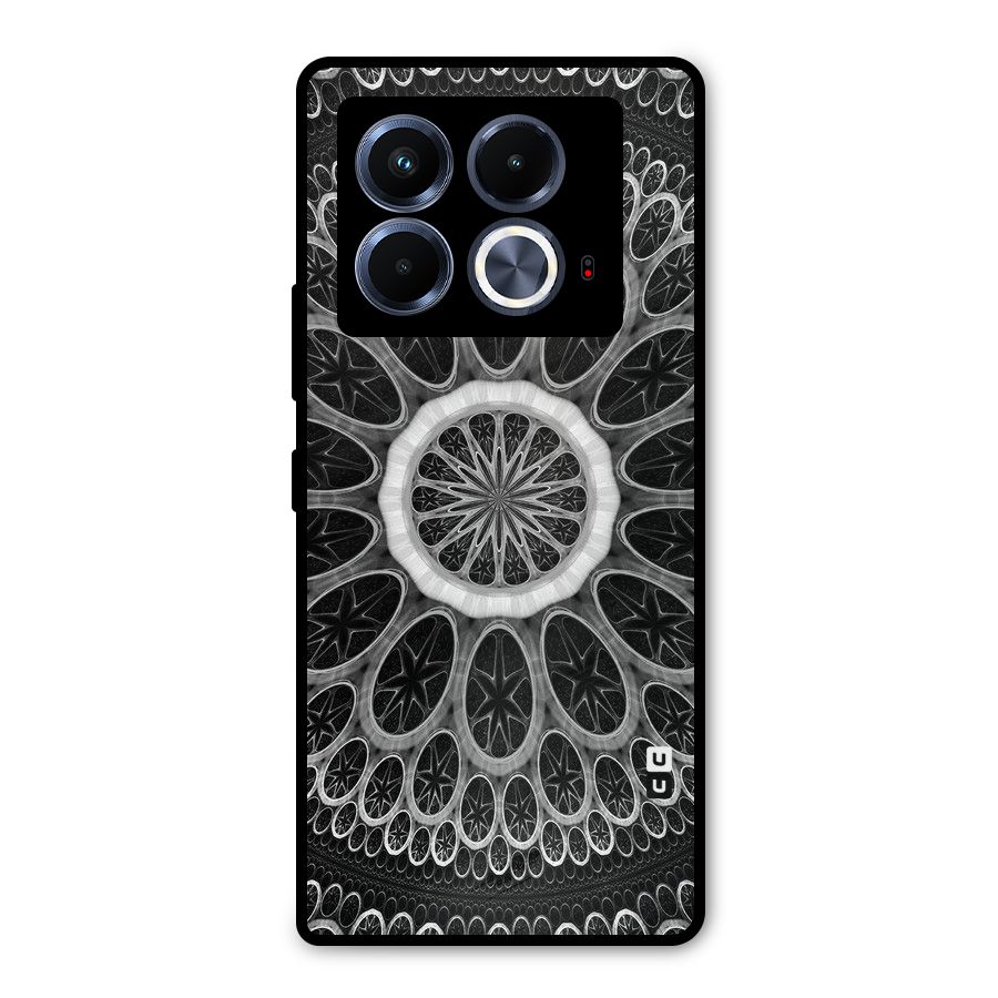 Dark Pattern Art Metal Back Case for Infinix Note 40 5G