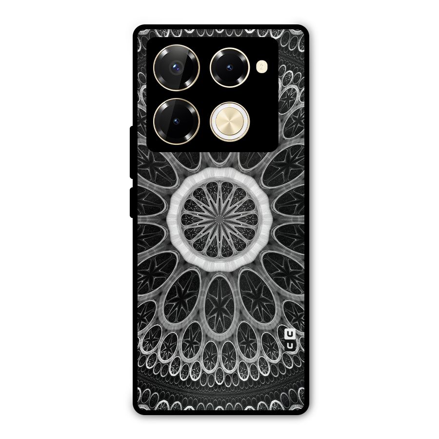 Dark Pattern Art Metal Back Case for Infinix Note 40 Pro Plus