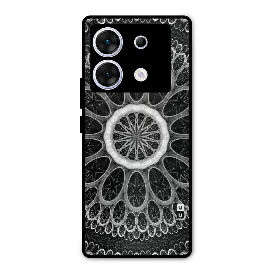 Dark Pattern Art Metal Back Case for Infinix Zero 30 5G