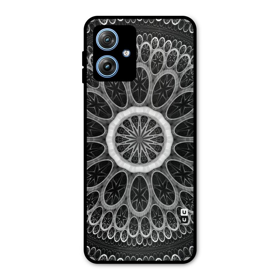 Dark Pattern Art Metal Back Case for Moto G54