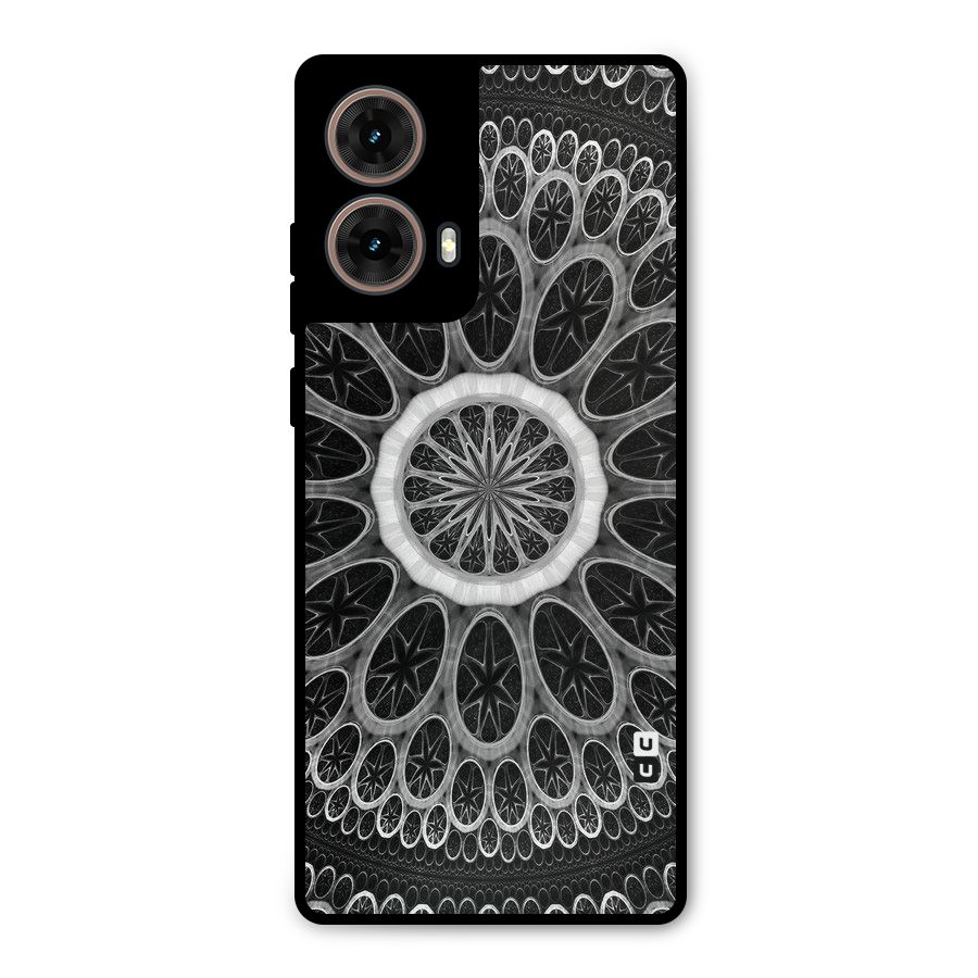Dark Pattern Art Metal Back Case for Moto G85