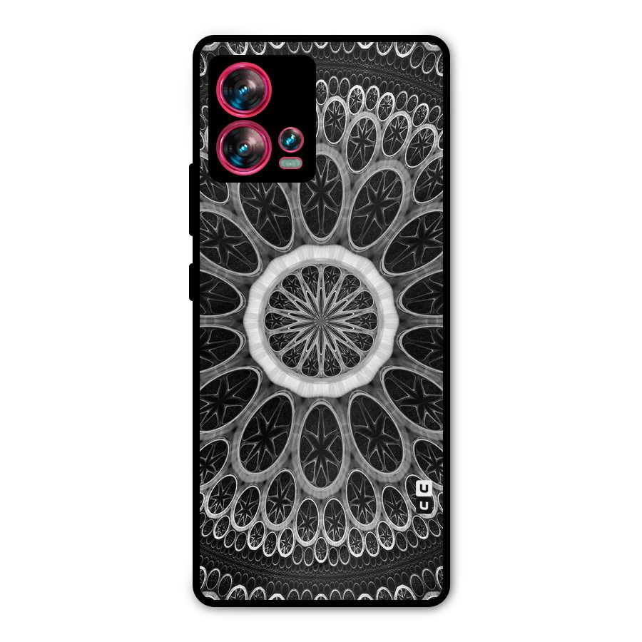 Dark Pattern Art Metal Back Case for Motorola Edge 30 Fusion