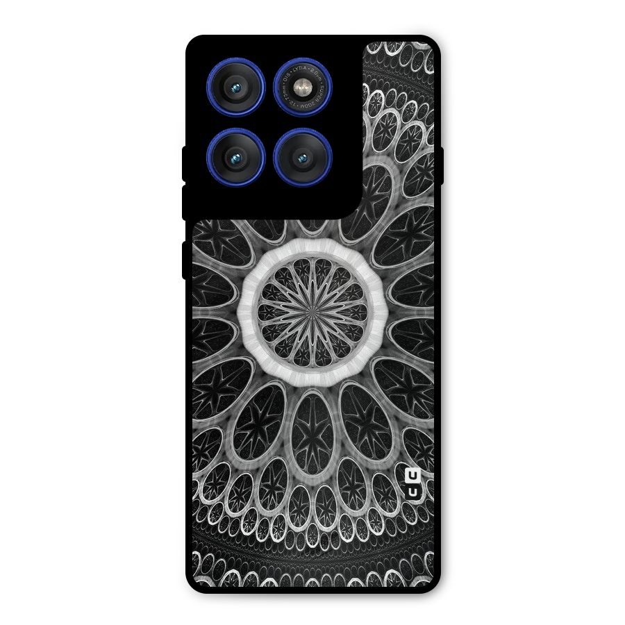 Dark Pattern Art Metal Back Case for Motorola Edge 60 Pro
