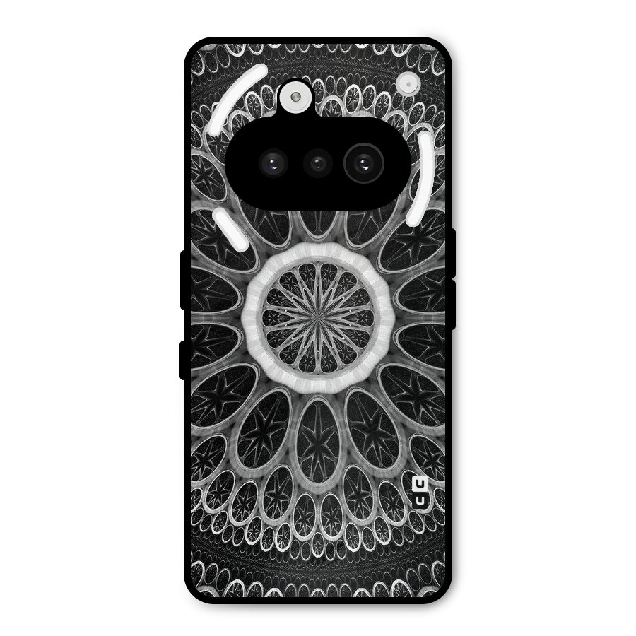 Dark Pattern Art Metal Back Case for Nothing Phone 3a