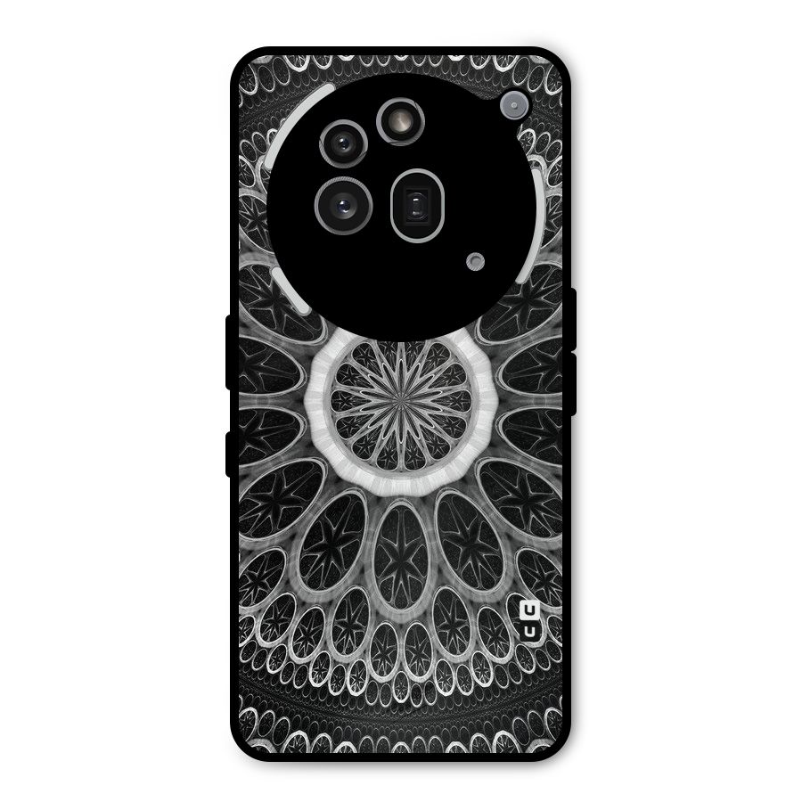 Dark Pattern Art Metal Back Case for Nothing Phone 3a Pro