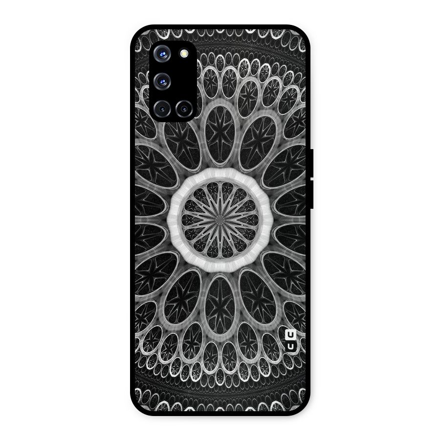 Dark Pattern Art Metal Back Case for Oppo A52
