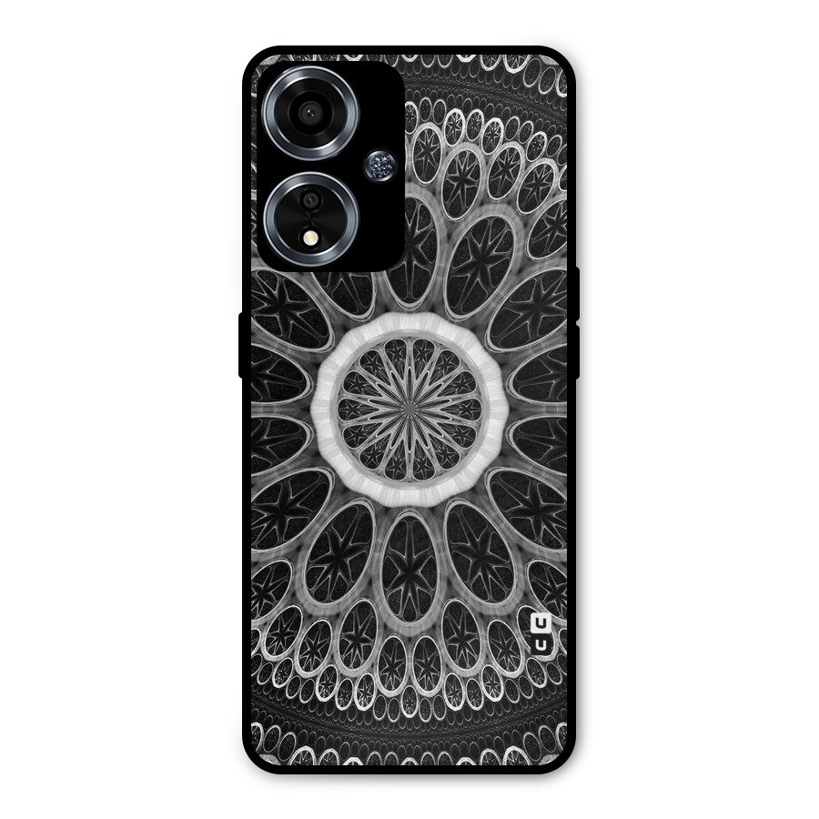 Dark Pattern Art Metal Back Case for Oppo A59