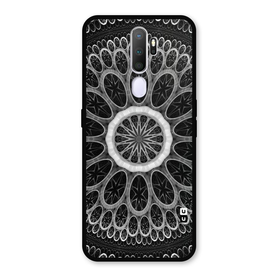 Dark Pattern Art Metal Back Case for Oppo A9 (2020)