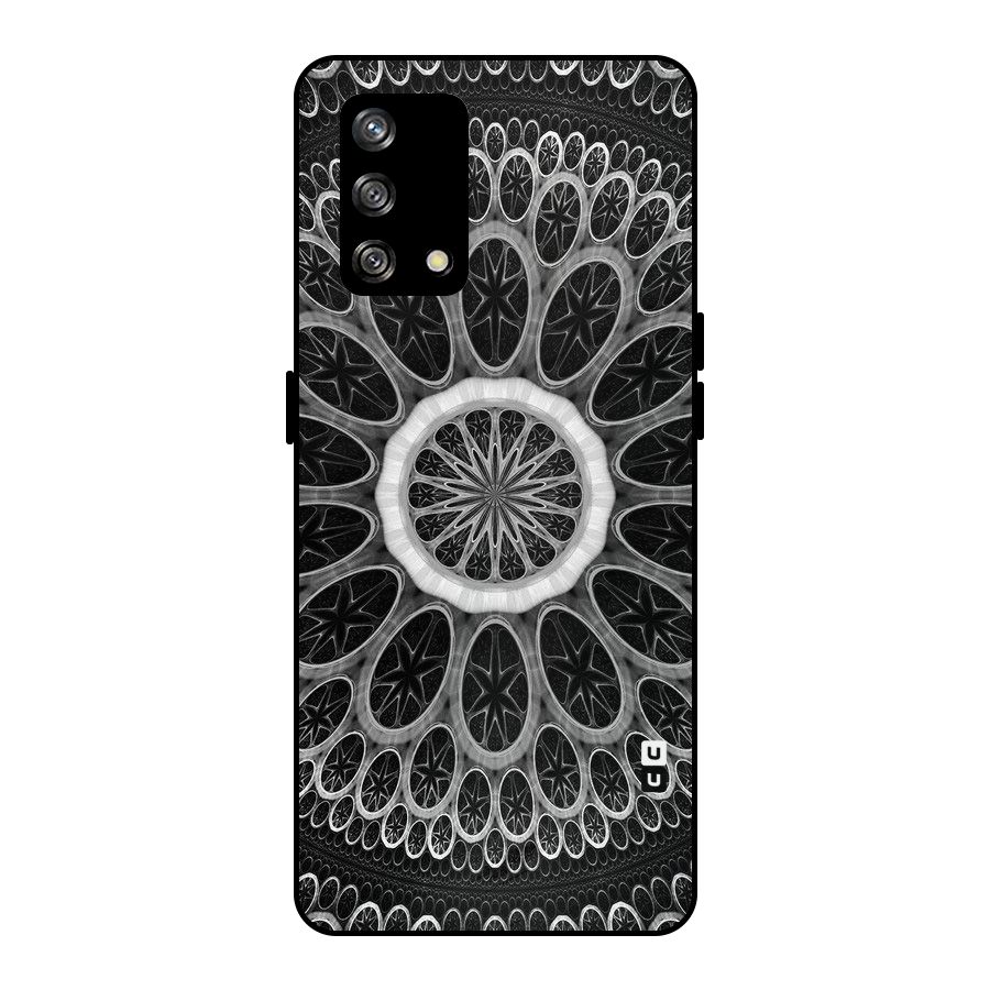 Dark Pattern Art Metal Back Case for Oppo F19