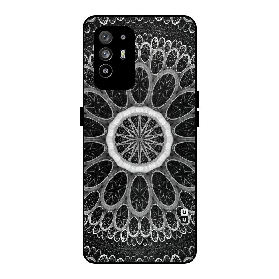 Dark Pattern Art Metal Back Case for Oppo F19 Pro Plus 5G