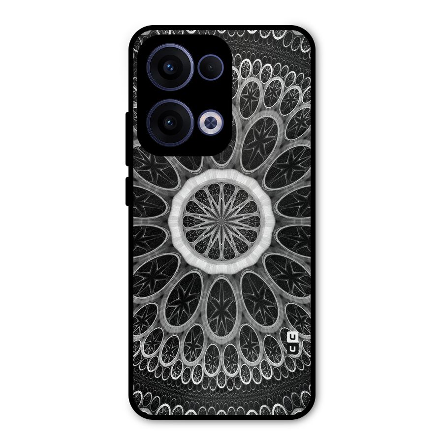 Dark Pattern Art Metal Back Case for Oppo Reno13