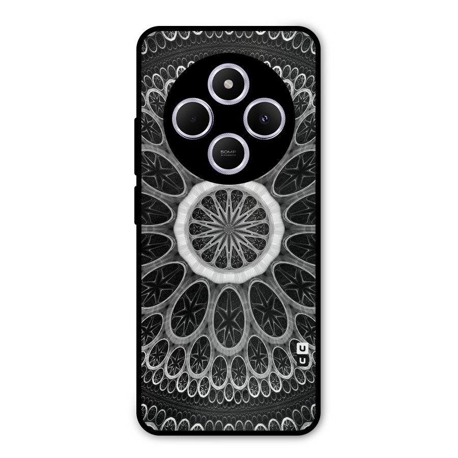 Dark Pattern Art Metal Back Case for Poco C75 5G