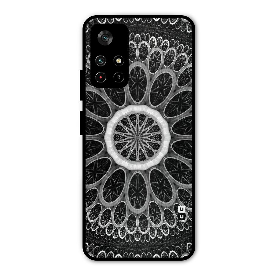 Dark Pattern Art Metal Back Case for Poco M4 Pro 5G